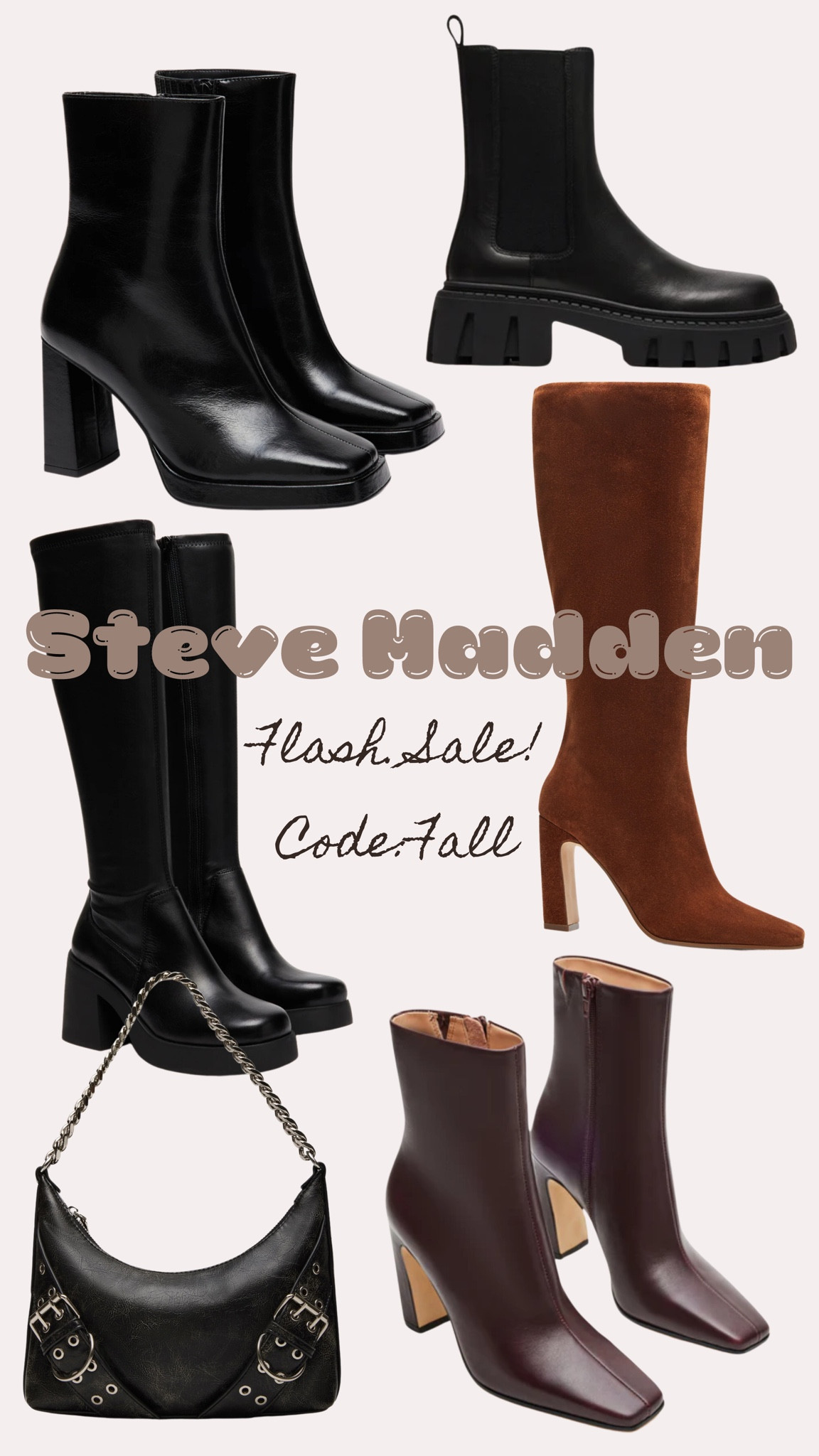 Steve Madden boots, Steve Madden booties, Fall Boots, Fall booties, Flash Sale, Fall Sale

#LTKSaleAlert #LTKSeasonal #LTKFindsUnder100
