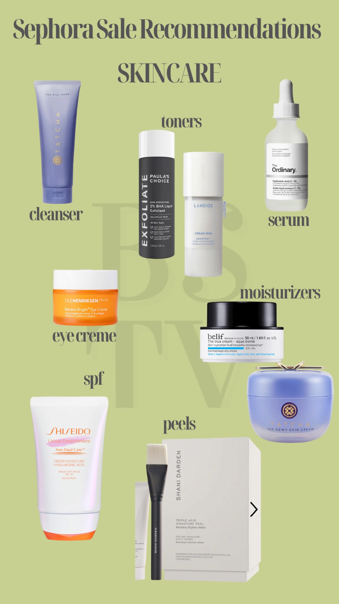 Sephora Savings Event Skincare Recommendations 

#LTKFindsUnder100 #LTKSaleAlert #LTKBeauty