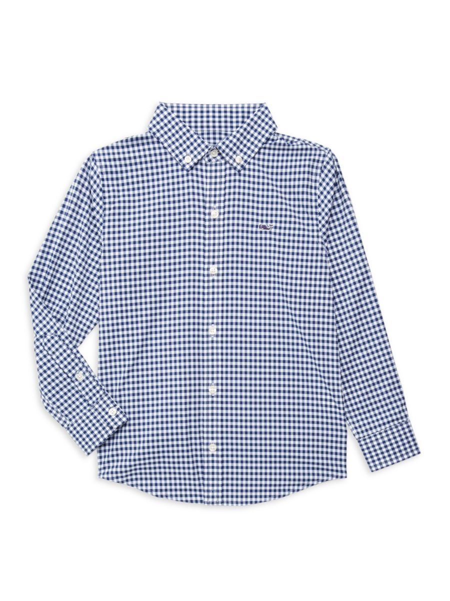 Vineyard Vines Little Boy's &amp; Boy's Gingham Button-Front Shirt | Saks Fifth Avenue