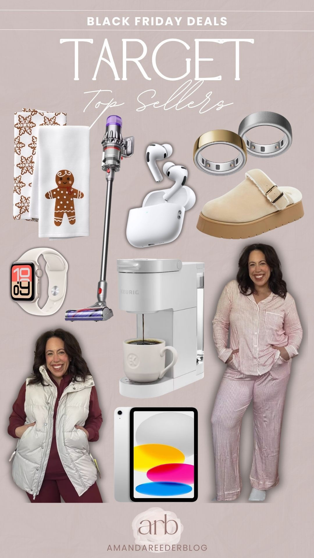 Target’s Black Friday top sellers are here! From cozy loungewear to must-have gadgets, you’ll want to grab these deals before they're gone ✨ 

Target, Black Friday sales, top sellers, gift guide, home essentials, tech lover, cozy vibes, loungewear, Apple products, holiday shopping

#LTKGiftGuide #LTKCyberWeek