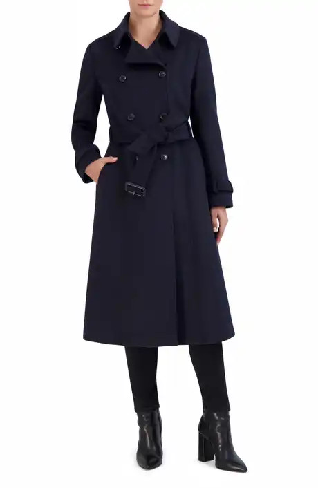 Belted Wool Blend Coat | Nordstrom