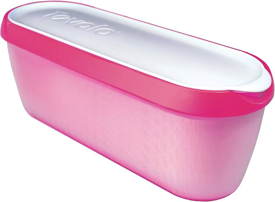Tovolo Glide-A-Scoop Ice Cream Tub (Raspberry Tart) - 1.5 Quart Insulated & Reusable Container fo... | Amazon (US)