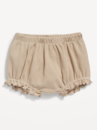 Ruffled Thermal-Knit Bloomer Shorts for Baby | Old Navy (US)