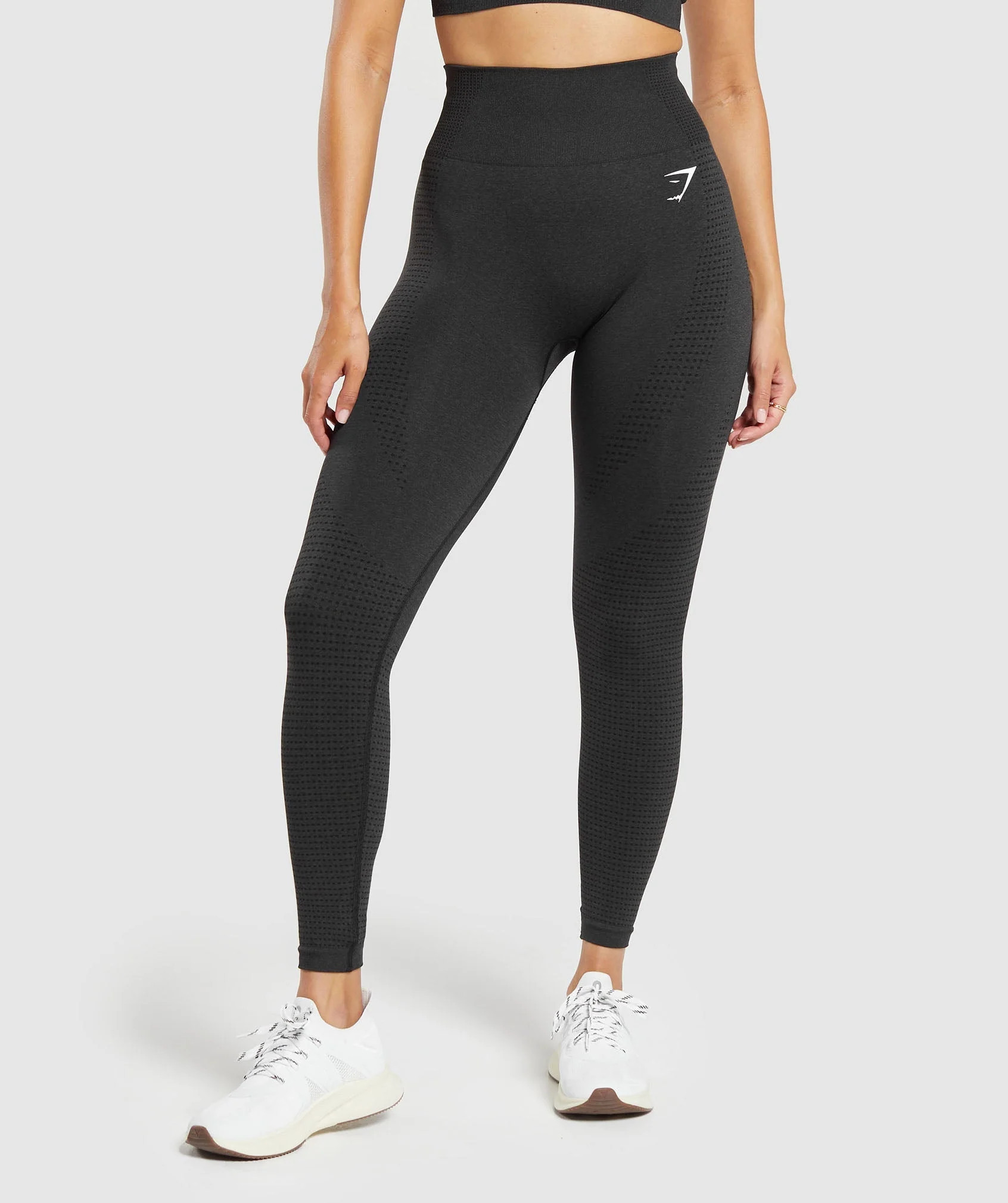 Vital Seamless 2.0 Leggings Black Marl | Gymshark US