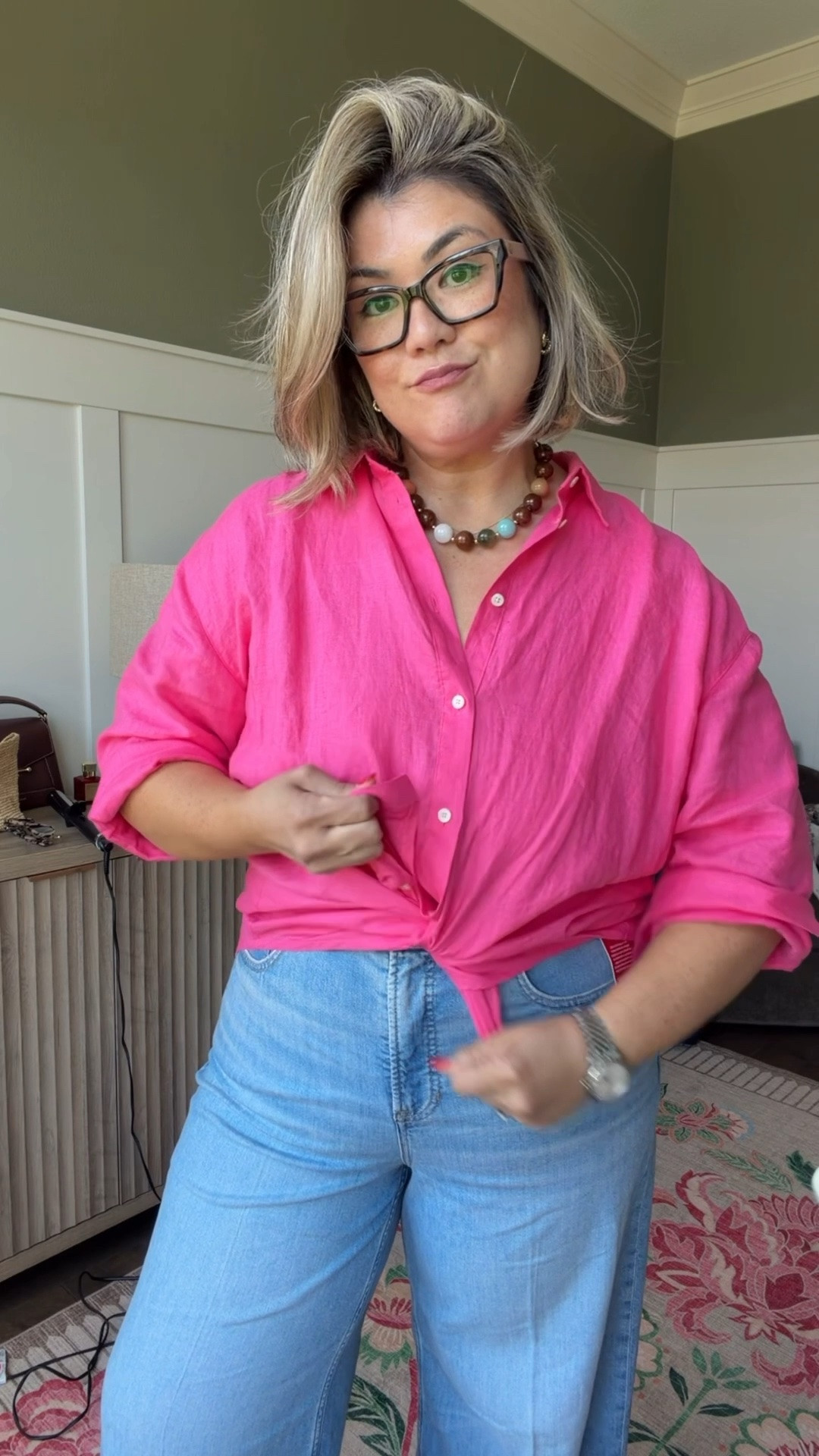 Love love love these jeans. If you’re looking for a comfy pair of jeans that don’t actually feel like jeans, this is it! I have these jeans now in both the light and dark wash in the petite and regular inseam in a size XL. I can wear the petite with flats or sneakers and the regular inseam with a small heel.

#LTKOver40 #LTKstorytime #LTKMidsize