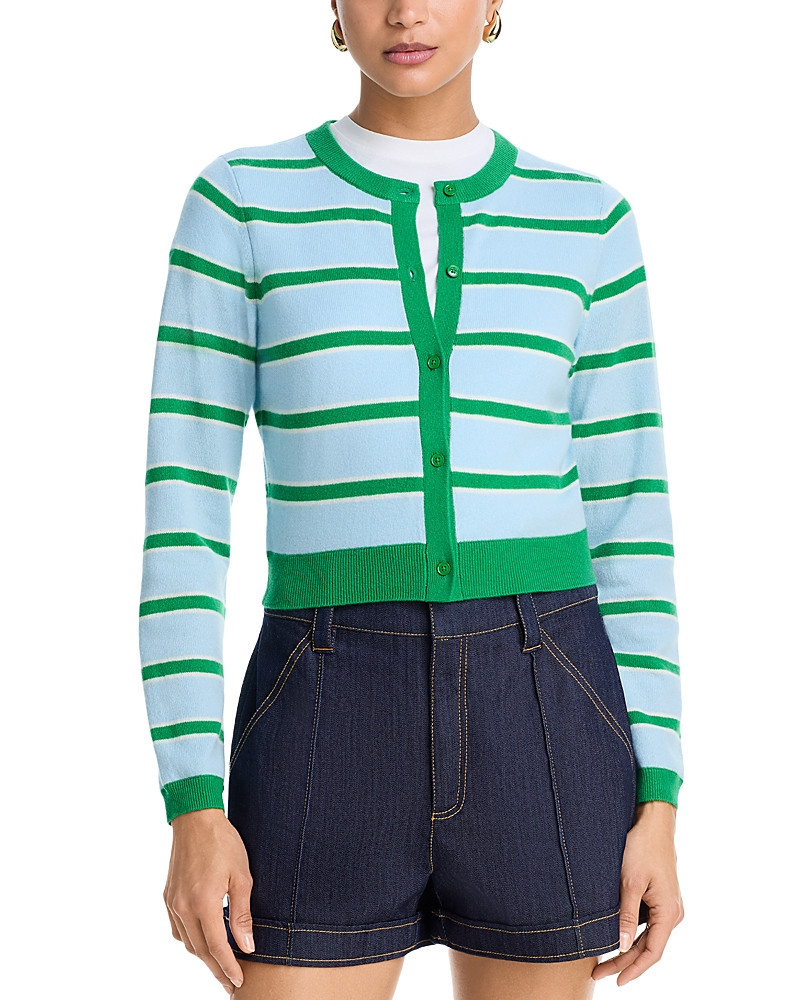 Alice and Olivia Dollie Striped Cardigan | Bloomingdale's (US)