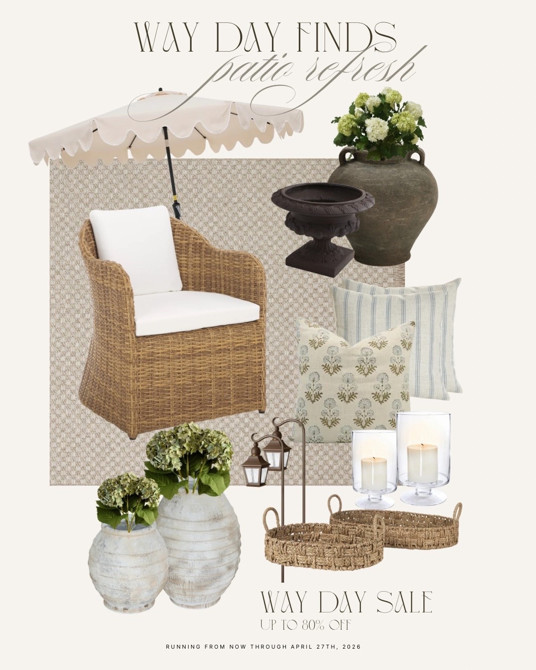 there’s just something about this time of year that makes me want to reset everything at home—rxvoted for patio season! 
I’ve been sourcing so many of my go-to finds from @wayfaircanada lately (especially with their up to 80% Way Day sale running from now until April 27th!— it’s honestly one of my favourite places to pull a space together without overcomplicating it

#wayfaircapartner #wayfaircahome
