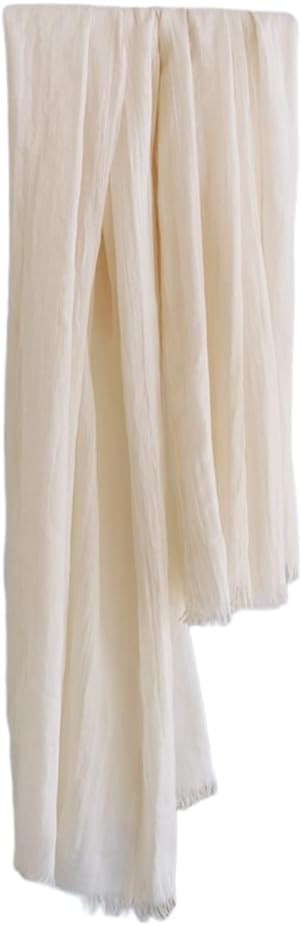 Harewom Lightweight Gauze Linen Feeling Shawl Wraps for Women Beach Summer Scarf for Evening Wedd... | Amazon (US)