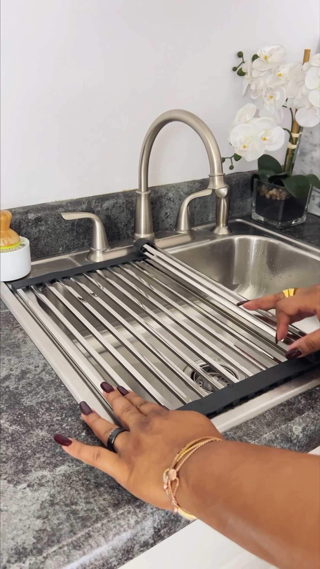 #WayDay Deals. Over the sink dish rack, roll up dish drying rack, kitchen accessories, kitchen essentials, wayfair #LTKfindsunder100 #LTKfindsunder50 

#LTKSaleAlert #LTKWatchNow #LTKHome