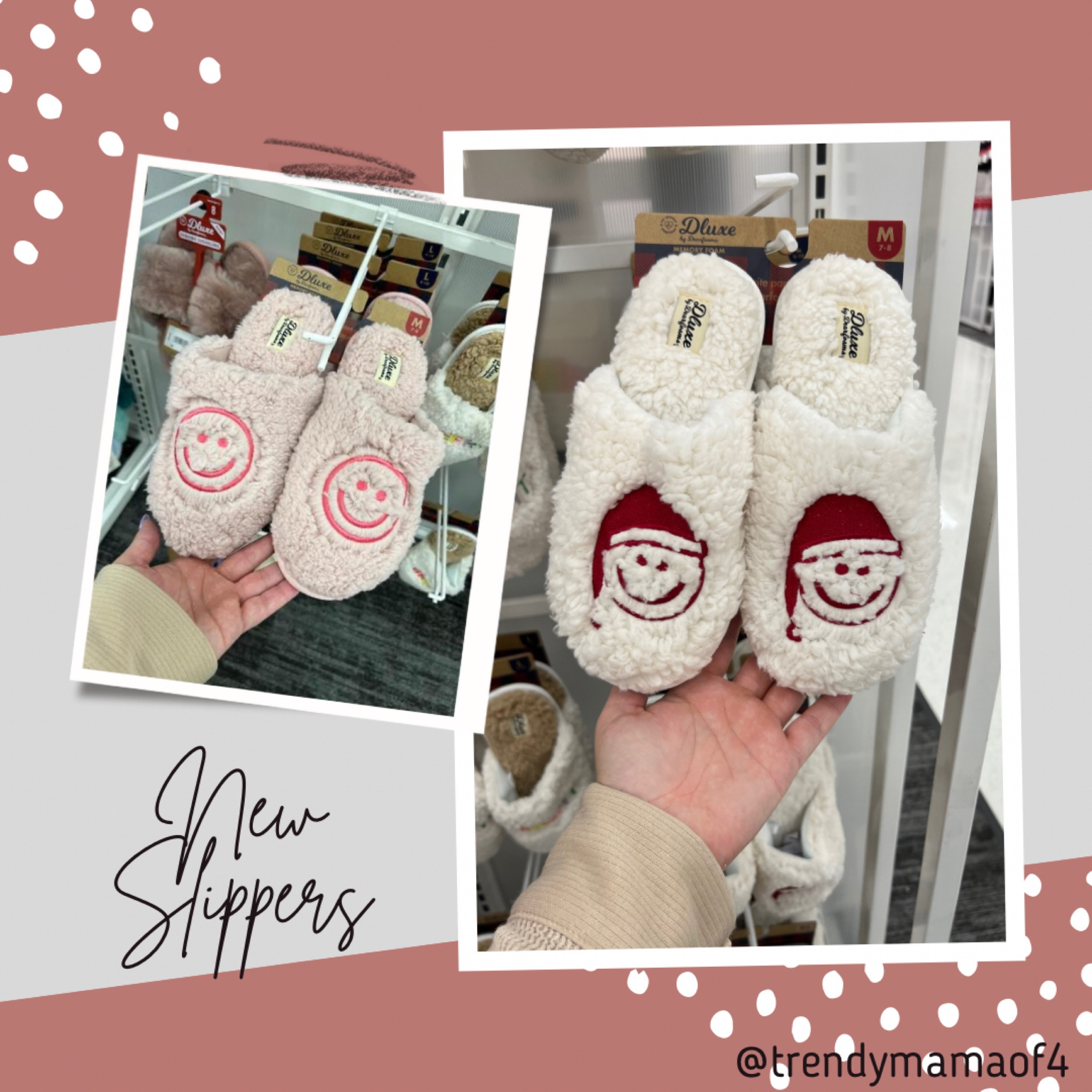 Target Smiley Face Slippers
Santa Smiley Face
Holiday Slippers
#christmasslippers #holidayslippers #smileyfaces

#LTKHoliday #LTKSeasonal #LTKfamily