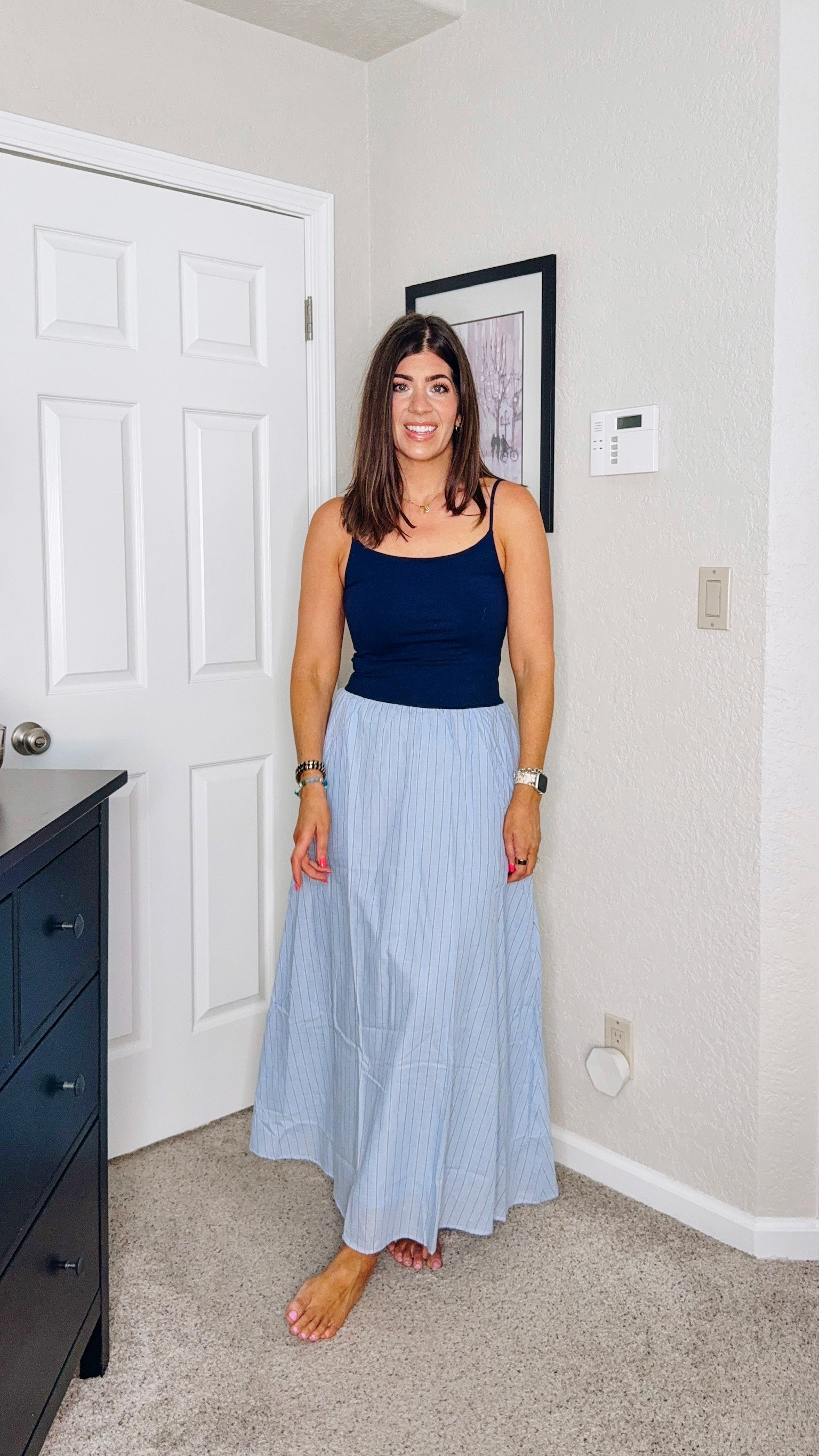 In a medium tall in the two fabric dress 

summer outfit, midsize dresses, spring and summer dresses, casual wedding guest dresses, size inclusive fashion, everyday dresses, special occasion style, casual dress, event dress, affordable dresses

#LTKMidsize #LTKSaleAlert #LTKStyleTip