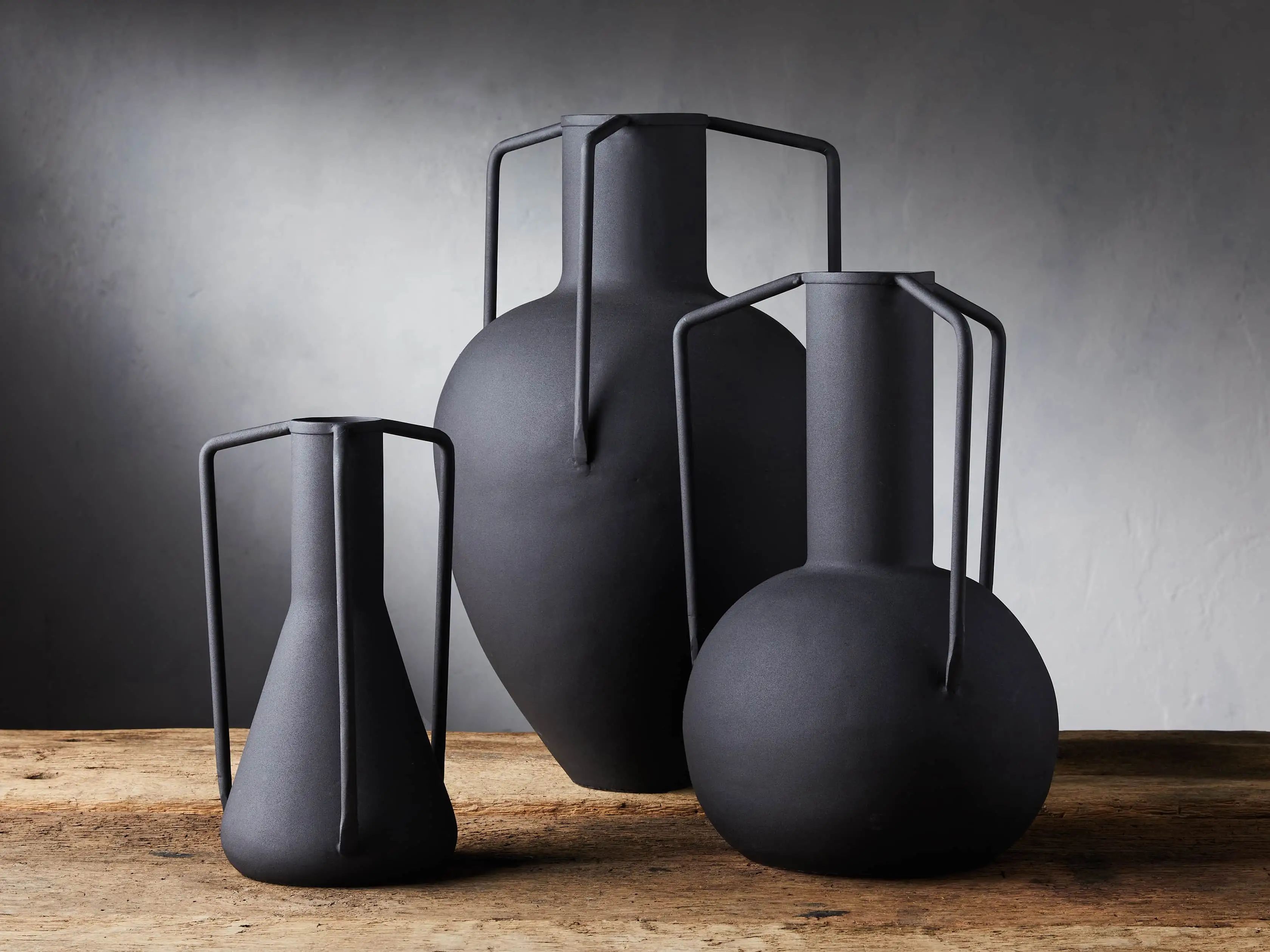 Modern Metal Vase | Arhaus