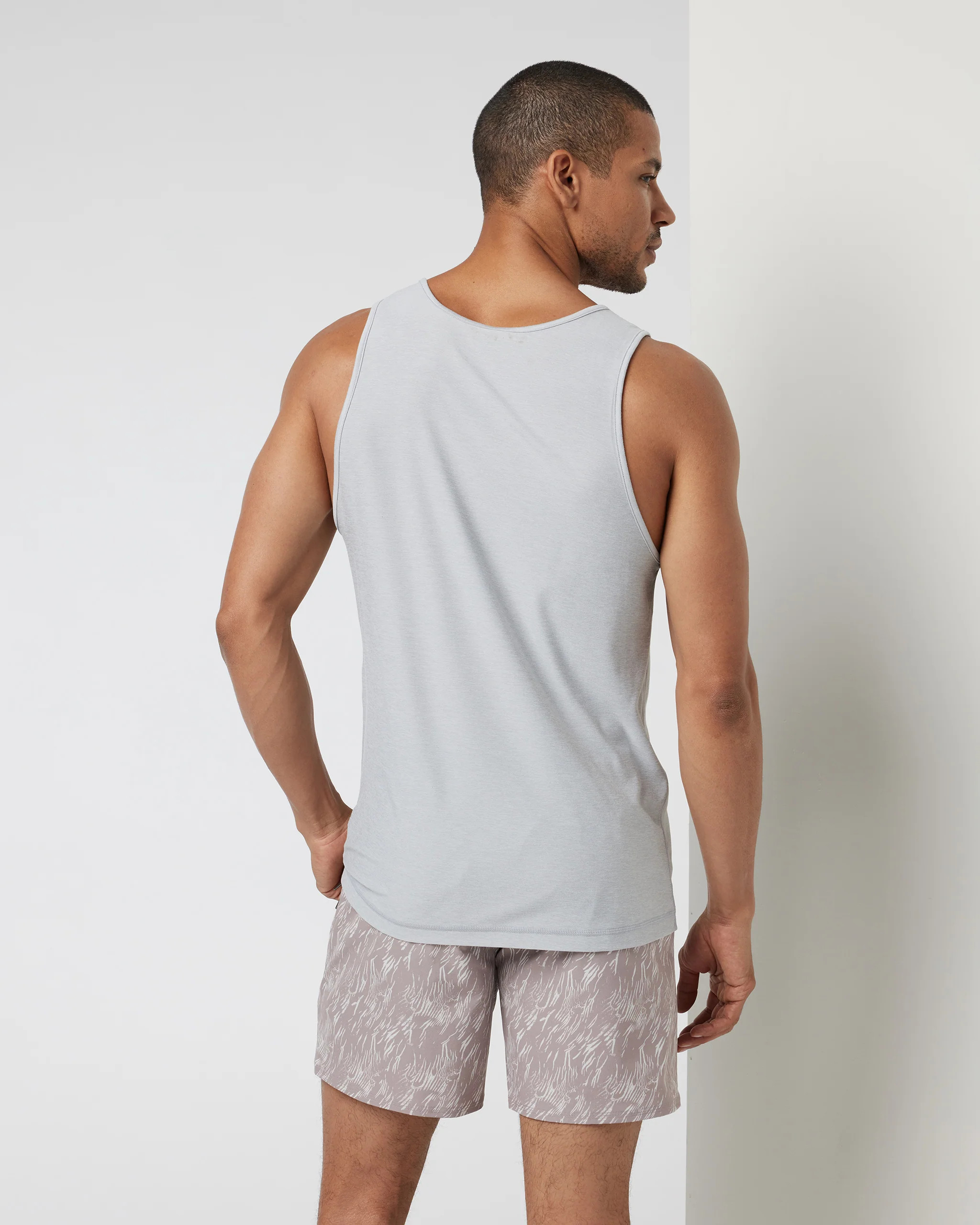 Strato Tech Tank | Men's Platinum Heather Tank | Vuori | Vuori Clothing (US & Canada)