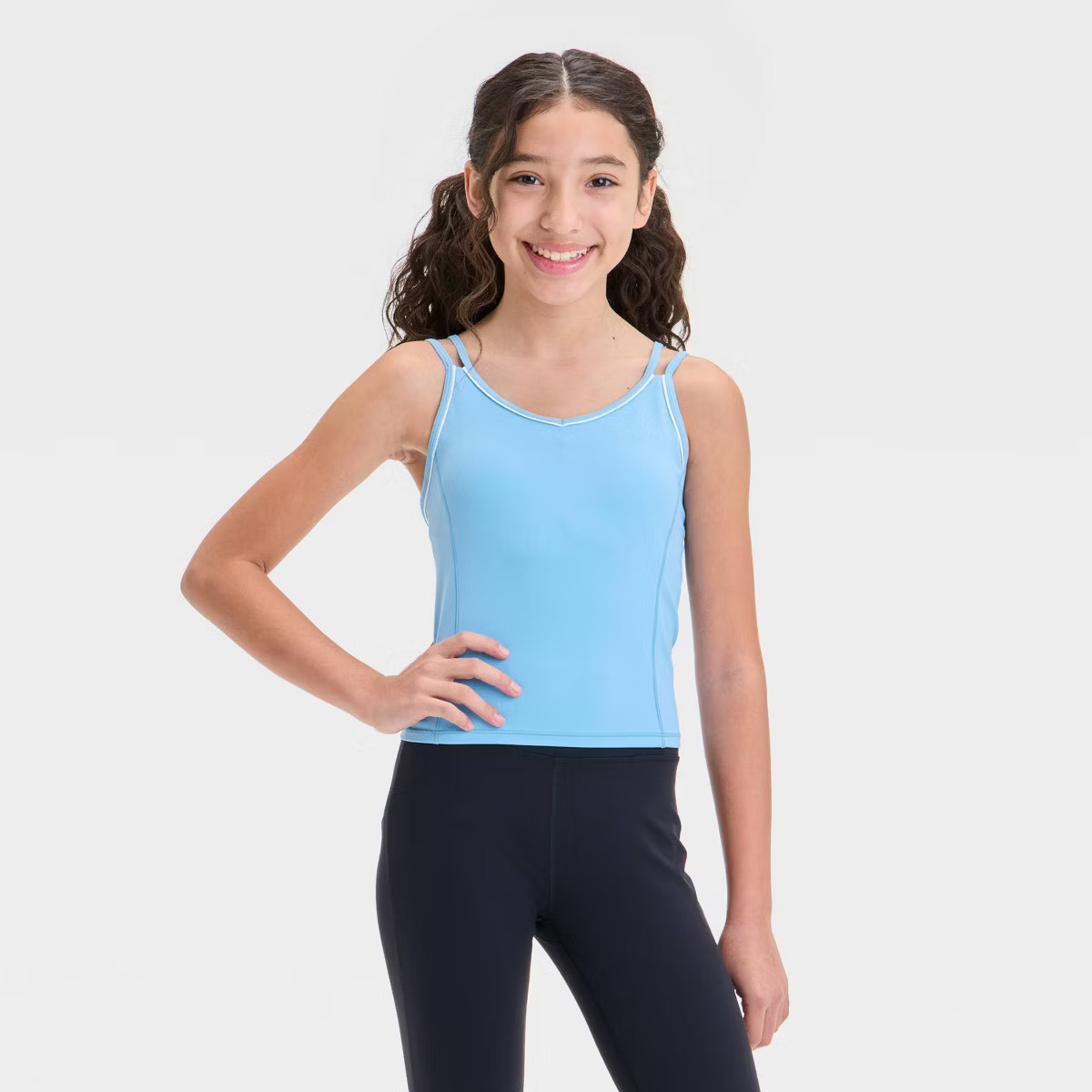 Girls' Everyday Soft Crop Tank Top - All In Motion™ | Target