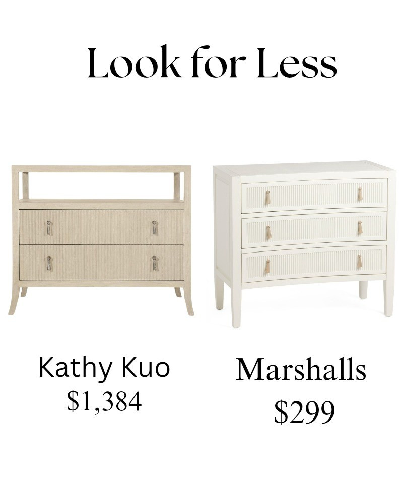 Night stand look for less, fluted, dresser, Lillian August, white, brass, french, modern, coastal, traditional.

#LTKSaleAlert #LTKHome #LTKStyleTip