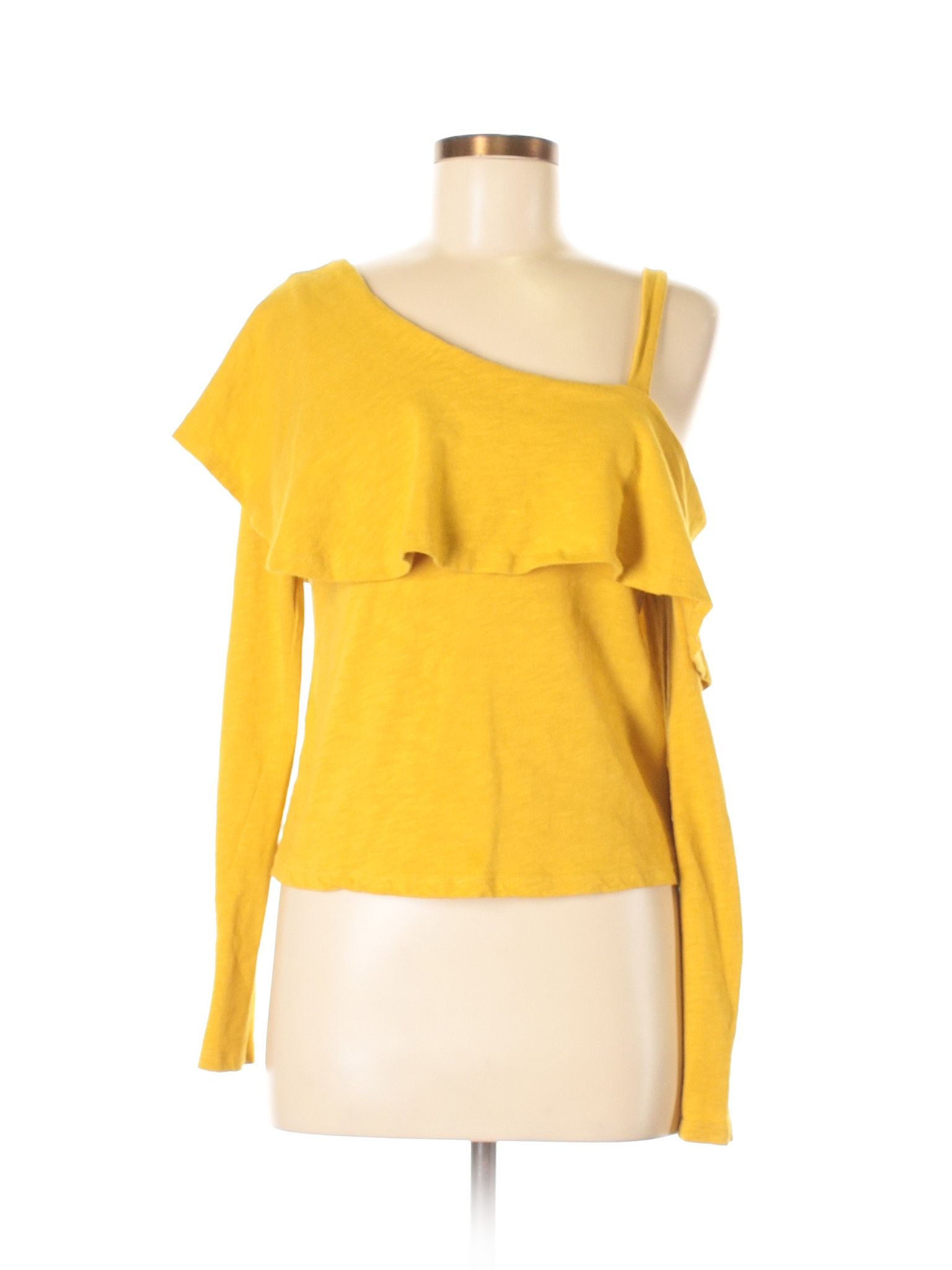 Anthropologie Long Sleeve Top Size 8: Dark Yellow Women's Tops - 35244616 | thredUP