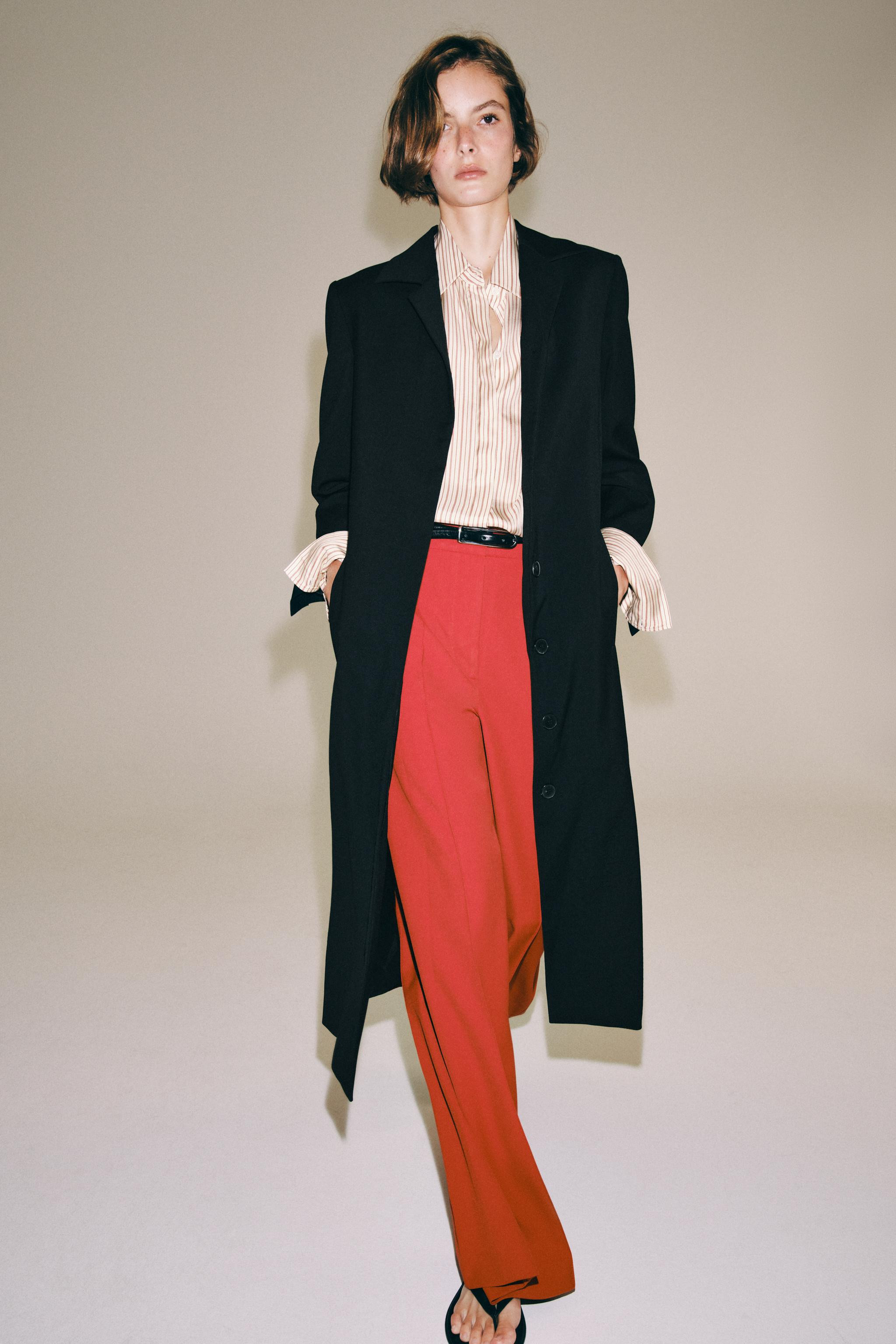 ZW COLLECTION WIDE-LEG TROUSERS | Zara US