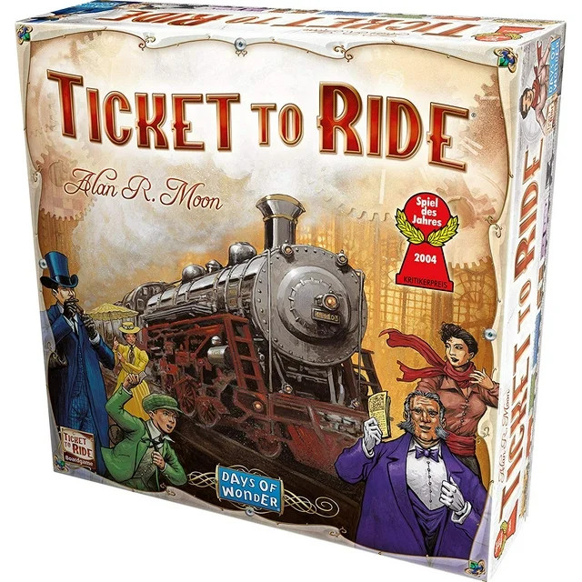 Ticket To Ride Strategy Board Game for Ages 8 and up, from Asmodee - Walmart.com | Walmart (US)