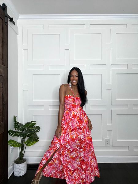 Maxi dress of the summer. Wearing a small. Would love for you guys to shop my Pink Lily link in my IG bio. Working towards earning a code. Code: May20 helps you save :) #maxidress #summerdress 

#LTKFindsUnder100 #LTKTravel #LTKFindsUnder50