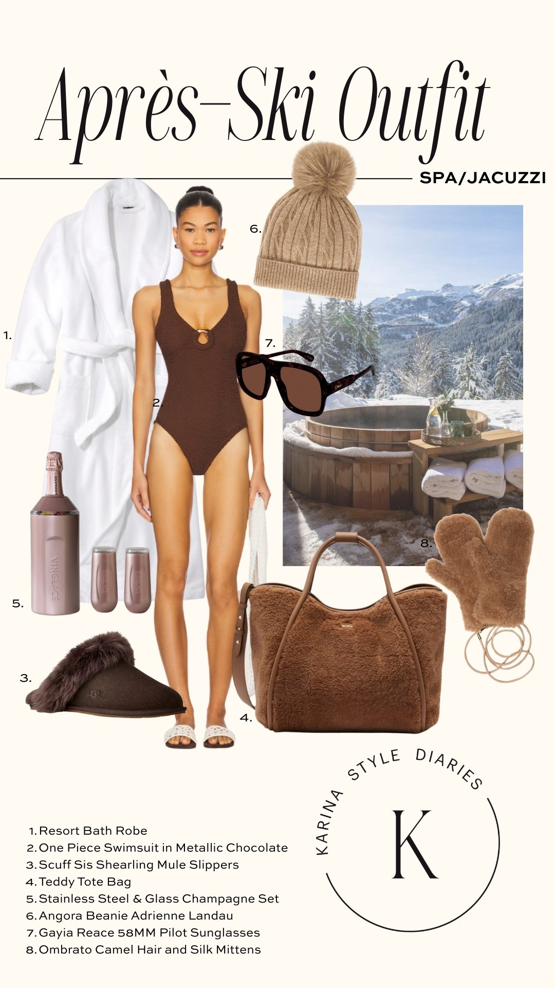 Après-Ski spa edition ✨ cozy lineup for spa days hot tubs and slow mornings

Spa day outfit, après ski spa, cozy loungewear, winter self care, resort wear

#LTKselfcare #LTKTravel #LTKGiftGuide