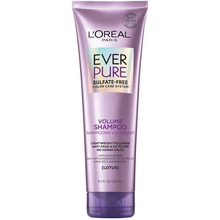 L'Oreal Paris EverPure Sulfate Free Volume Shampoo - 8.5 fl oz | Target