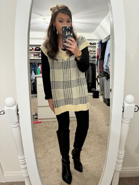 I love this long vest with leggings. And these boots from SHEIN are so comfortable! 


#LTKstyletip #LTKworkwear #LTKfindsunder50