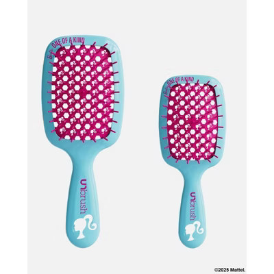 Unbrush Barbie Duo Set Regular & Mini Brush - Blue One of a Kind | Target