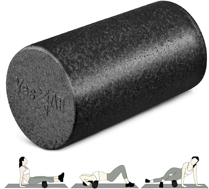 Yes4All High-Density EPP Round Back Roller Foam, Exercise Foam Roller for Yoga, Pilates & Stretch... | Amazon (US)