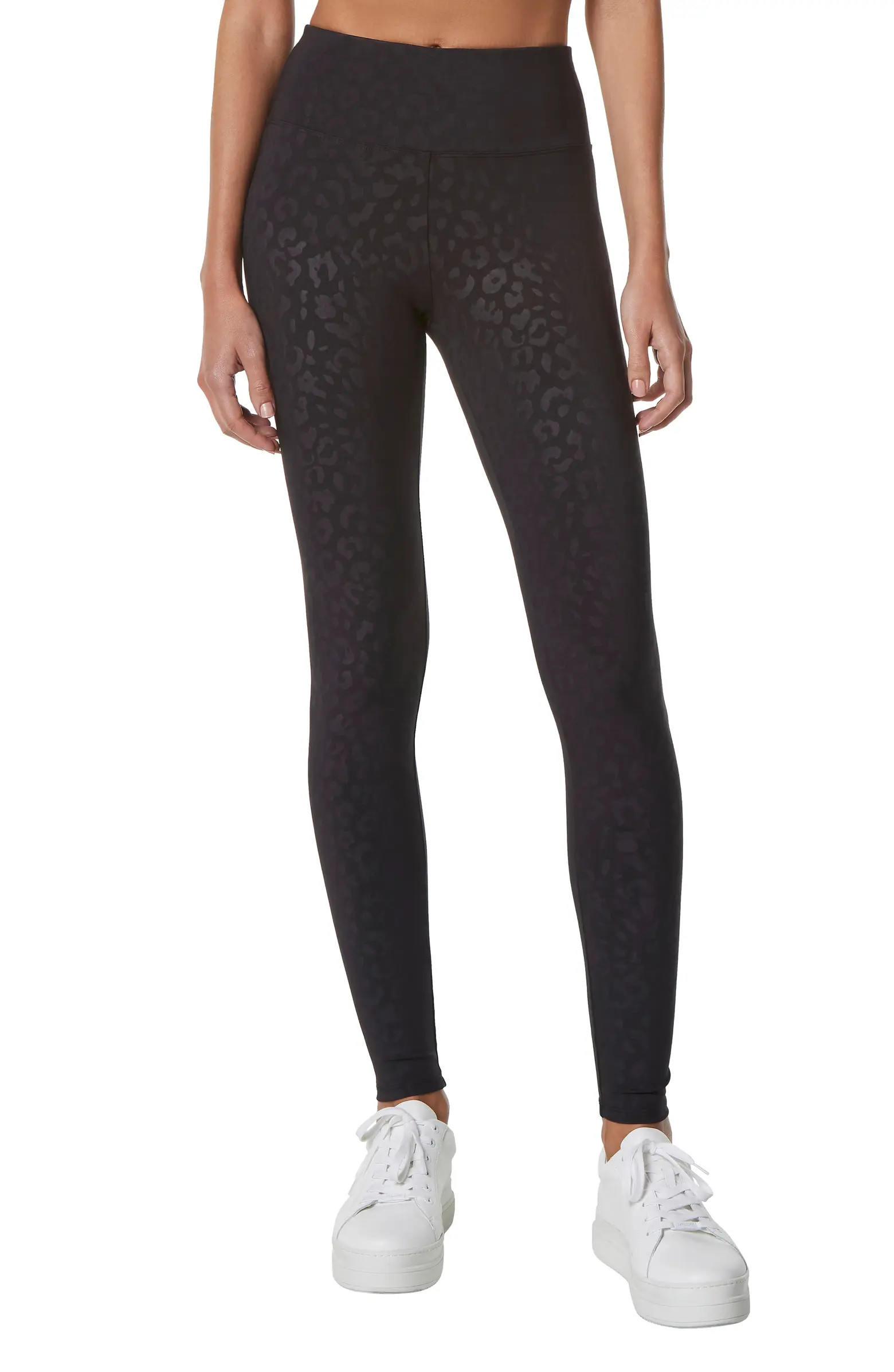 MARC NEW YORK PERFORMANCE Leopard Print Embossed High Waist Leggings | Nordstromrack | Nordstrom Rack