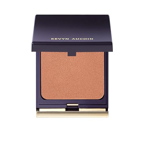 Kevyn Aucoin Sensual Skin Bronzer, Golden Hour - Medium (balanced bronze for medium to tan skin tones): Get a sun-kissed glow. Cream-to-powder formula. Blur texture, pores & fine lines. Made in Italy. | Amazon (US)