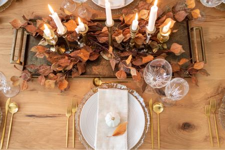 Thanksgiving tablescape, table setting, table decor, dining room decor, holiday decor 

#LTKHoliday #LTKhome #LTKSeasonal