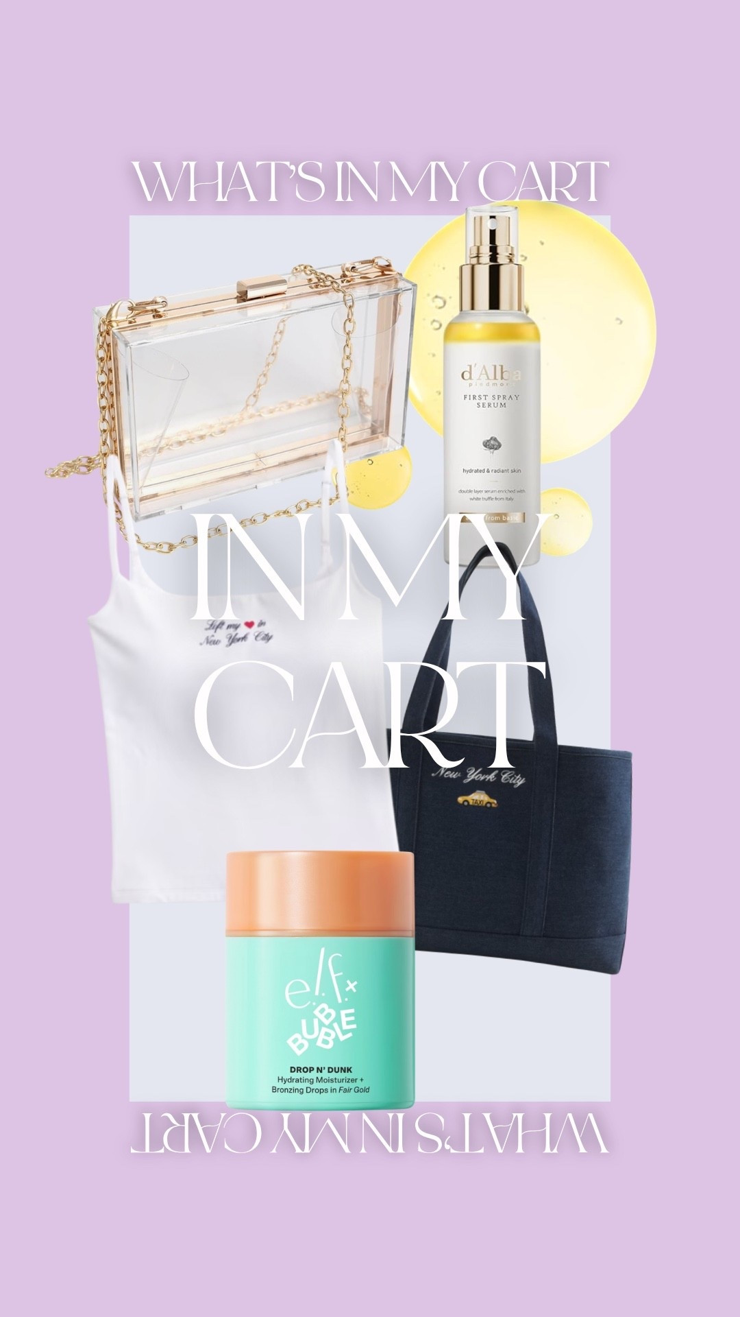 What’s in my cart feat. Amazon @abercrombie @Target elf Bubble

#LTKselfcare #LTKBeauty #LTKootd