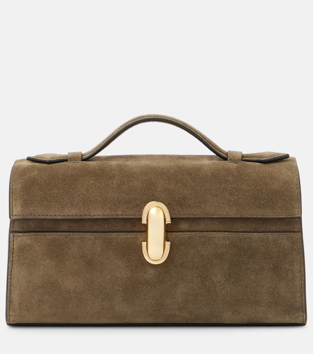 Symmetry Pochette suede tote bag | Mytheresa (INTL)