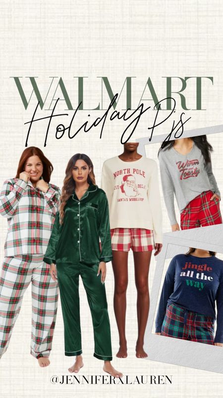 @walmartfashion #ad #walmartfashion 

Walmart womens Christmas pajamas. Christmas pjs. Holiday pjs  

#LTKunder50 #LTKSeasonal #LTKHoliday