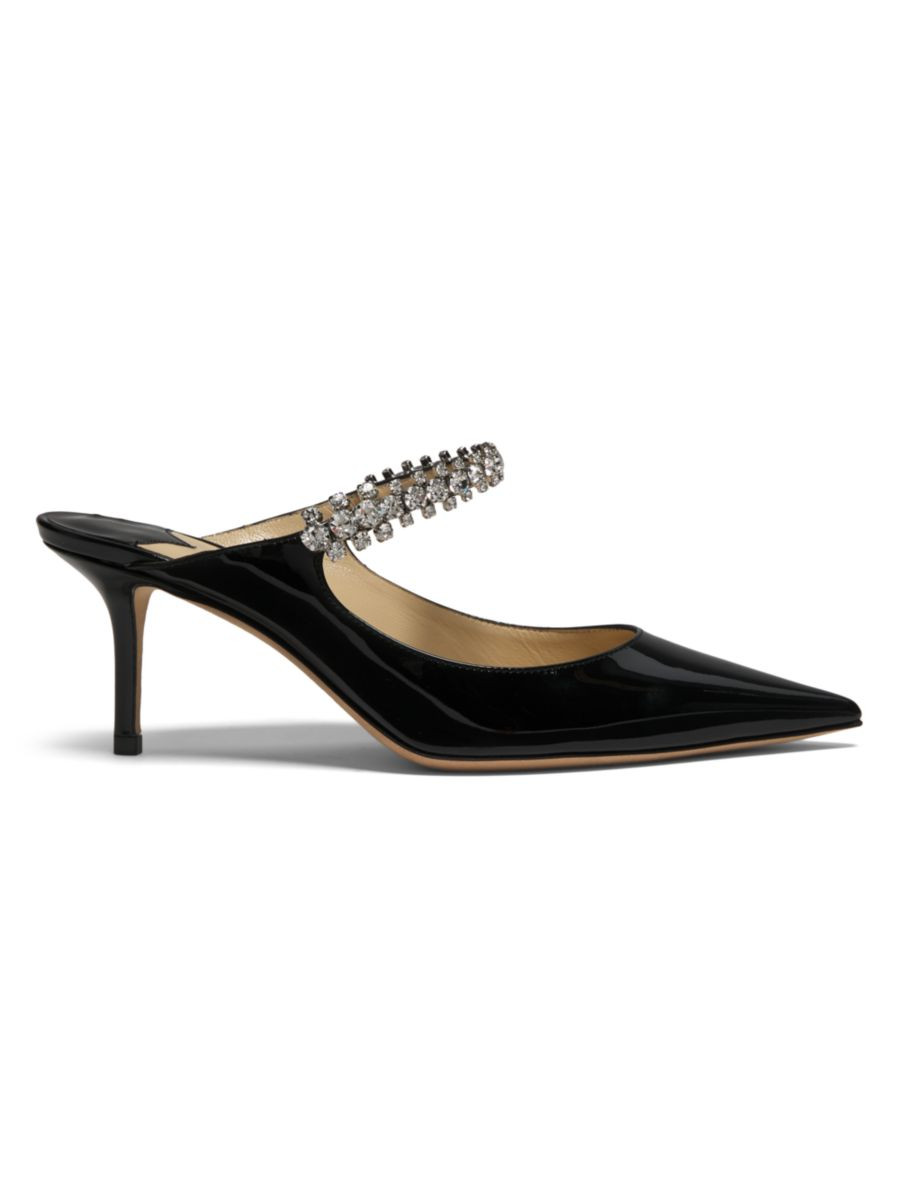 Bing 65MM Embellished Patent Leather Mules | Saks Fifth Avenue