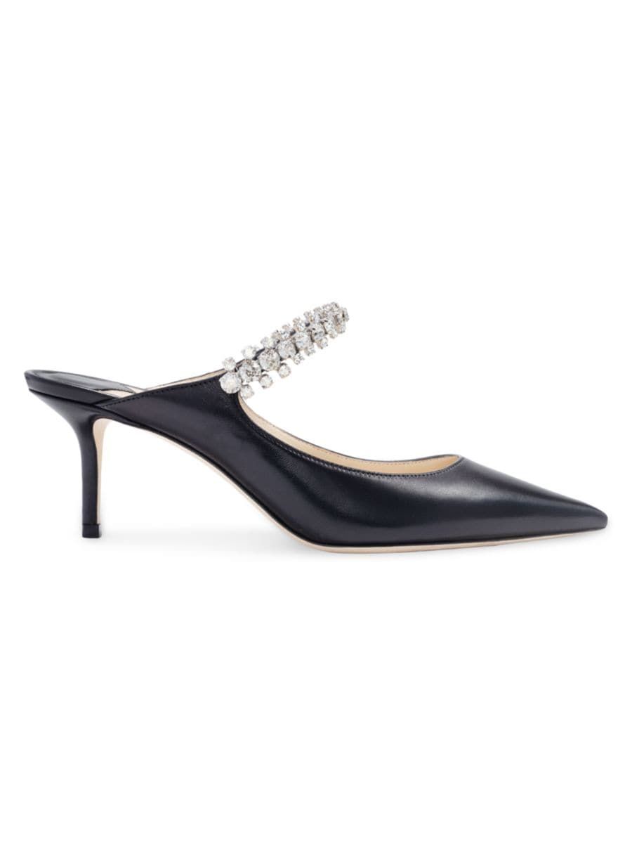 Bing 65MM Embellished Patent Leather Mules | Saks Fifth Avenue