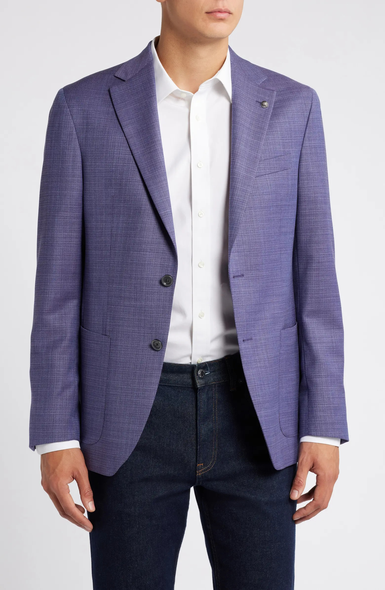 Morton Soft Constructed Stretch Wool Sport Coat | Nordstrom