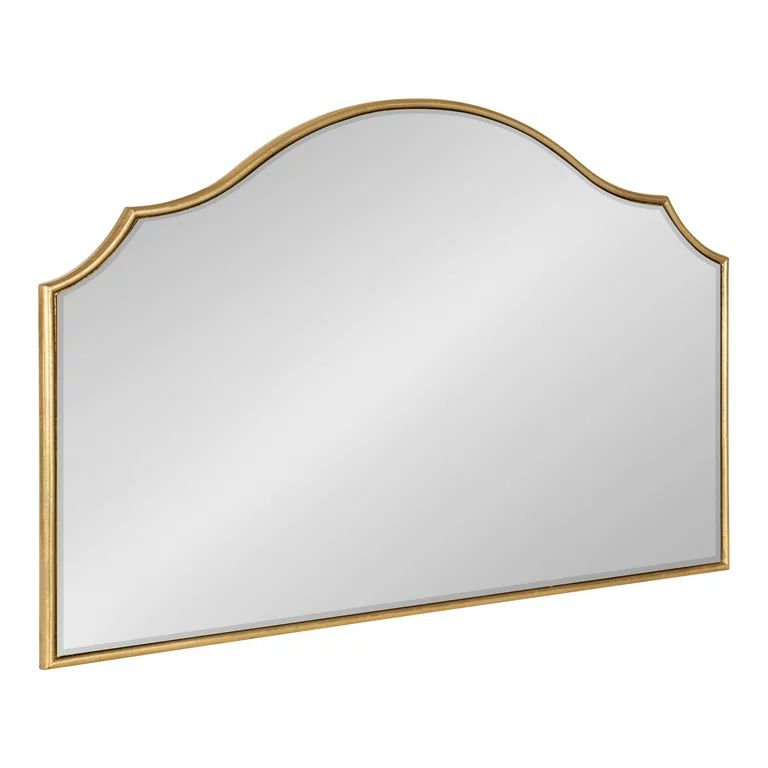 Kate and Laurel Leanna Glam Horizontal Wall Mirror, 20 x 30, Gold, Sophisticated Large Mirror for... | Walmart (US)