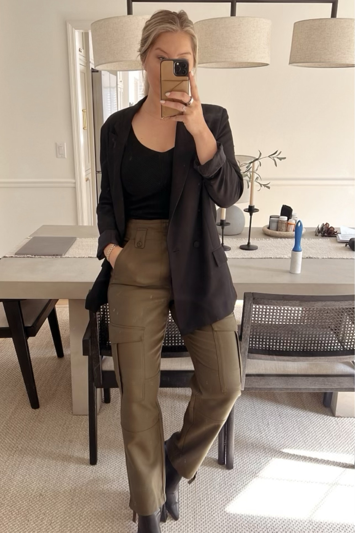 Today’s look - chic and classy but comfortable for a busy workday 

Use code MANDIE20 to save on all jewelry linked here! 

#LTKunder100 #LTKfit #LTKstyletip