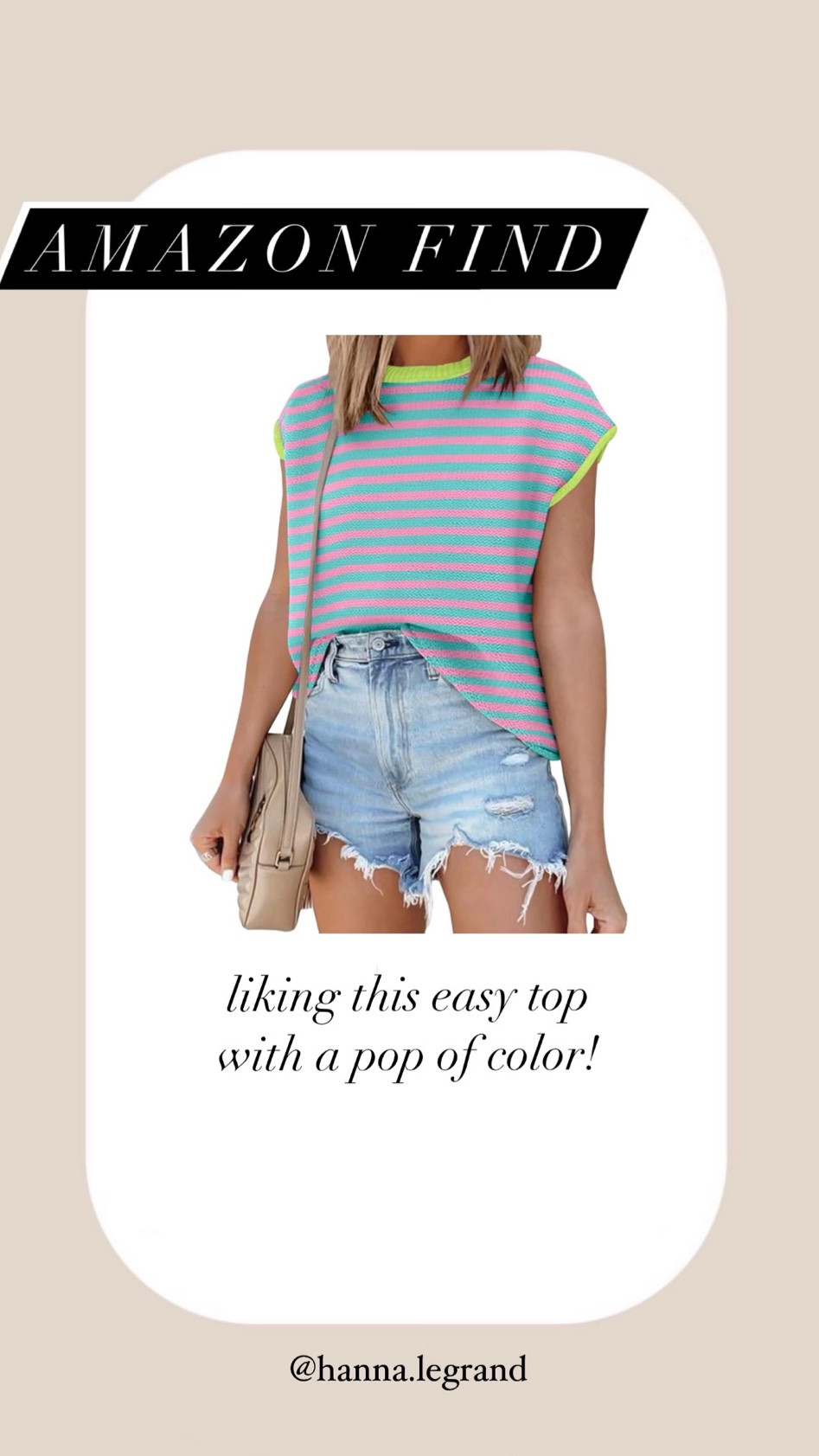 Cute easy stripe Amazon top in fun colors! 

#LTKSaleAlert #LTKFindsUnder50 #LTKStyleTip