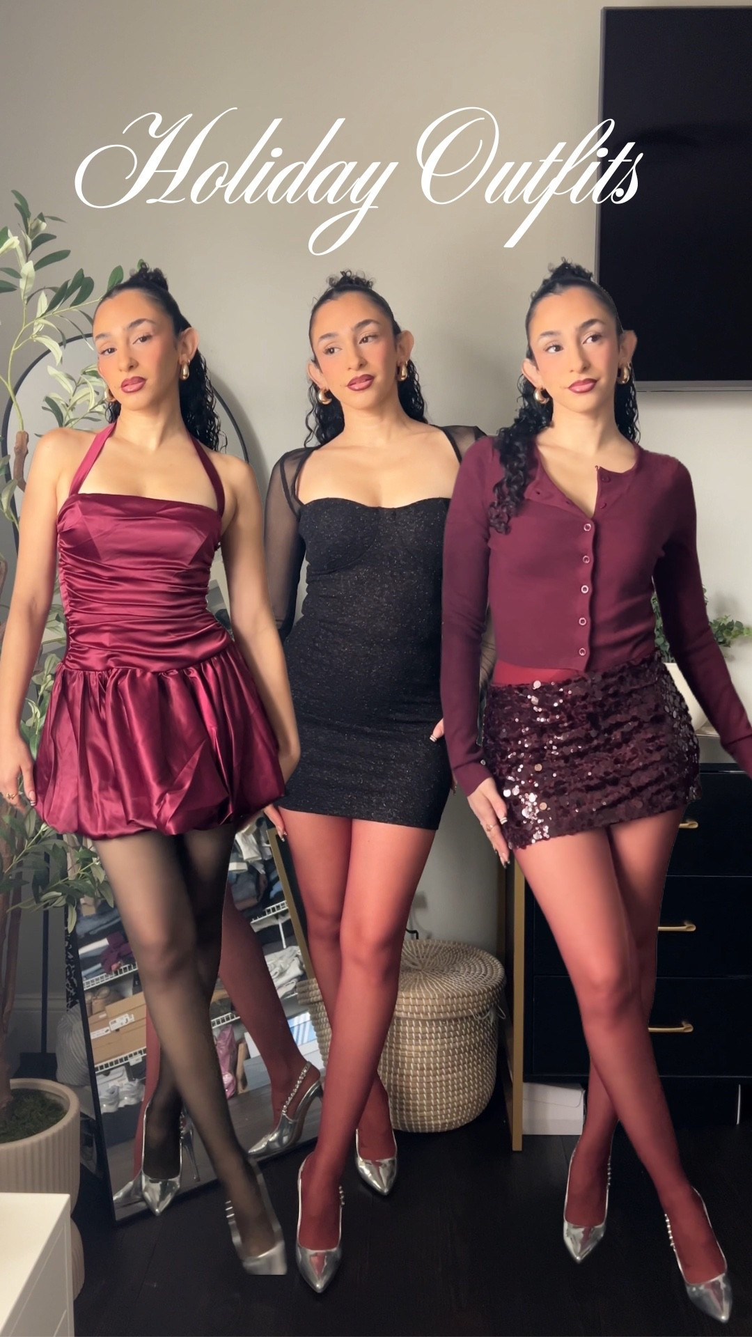 The colors of this holiday season are burgundy & black so of course I had to pull together some looks for any party 

#LTKHoliday #LTKootd #LTKCyberWeek