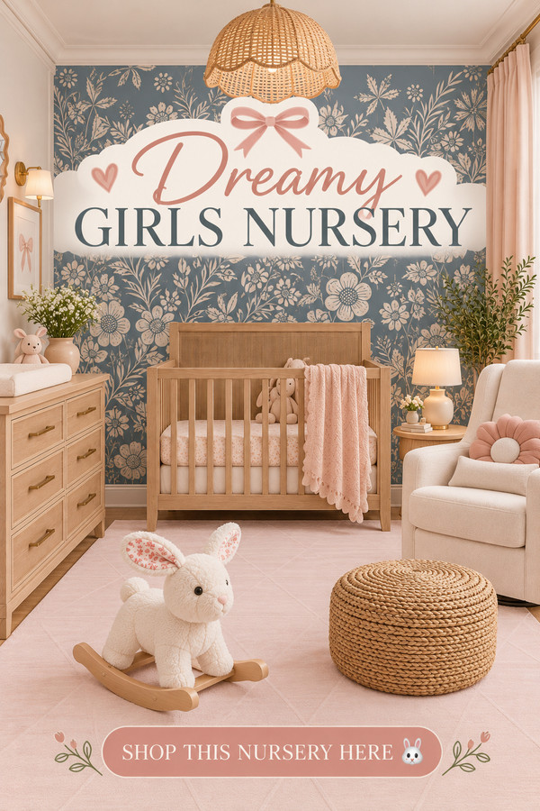 Create a dreamy girls nursery with timeless charm