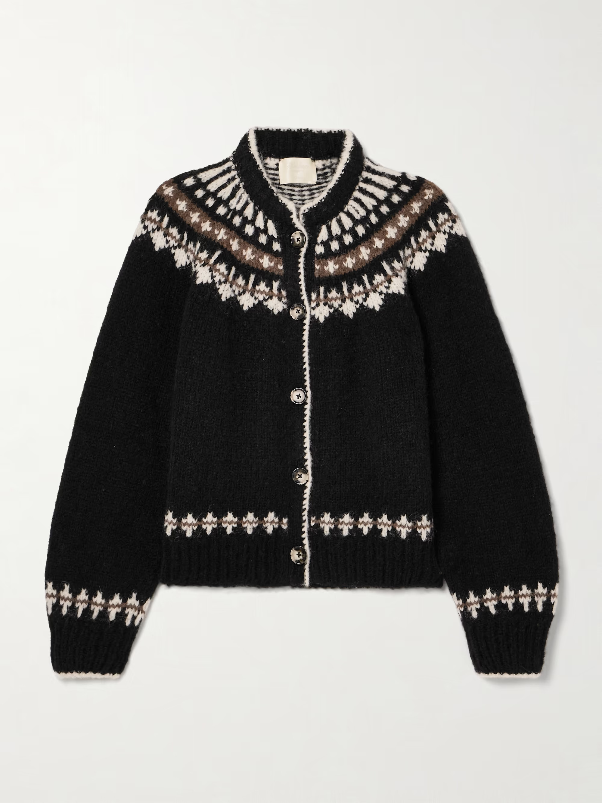 Clarke Fair Isle knitted cardigan | NET-A-PORTER (UK & EU)