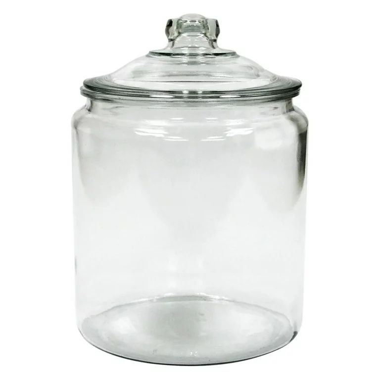 Anchor Hocking Heritage Hill Clear Glass Jar with Lid, 2 Gallon | Walmart (US)
