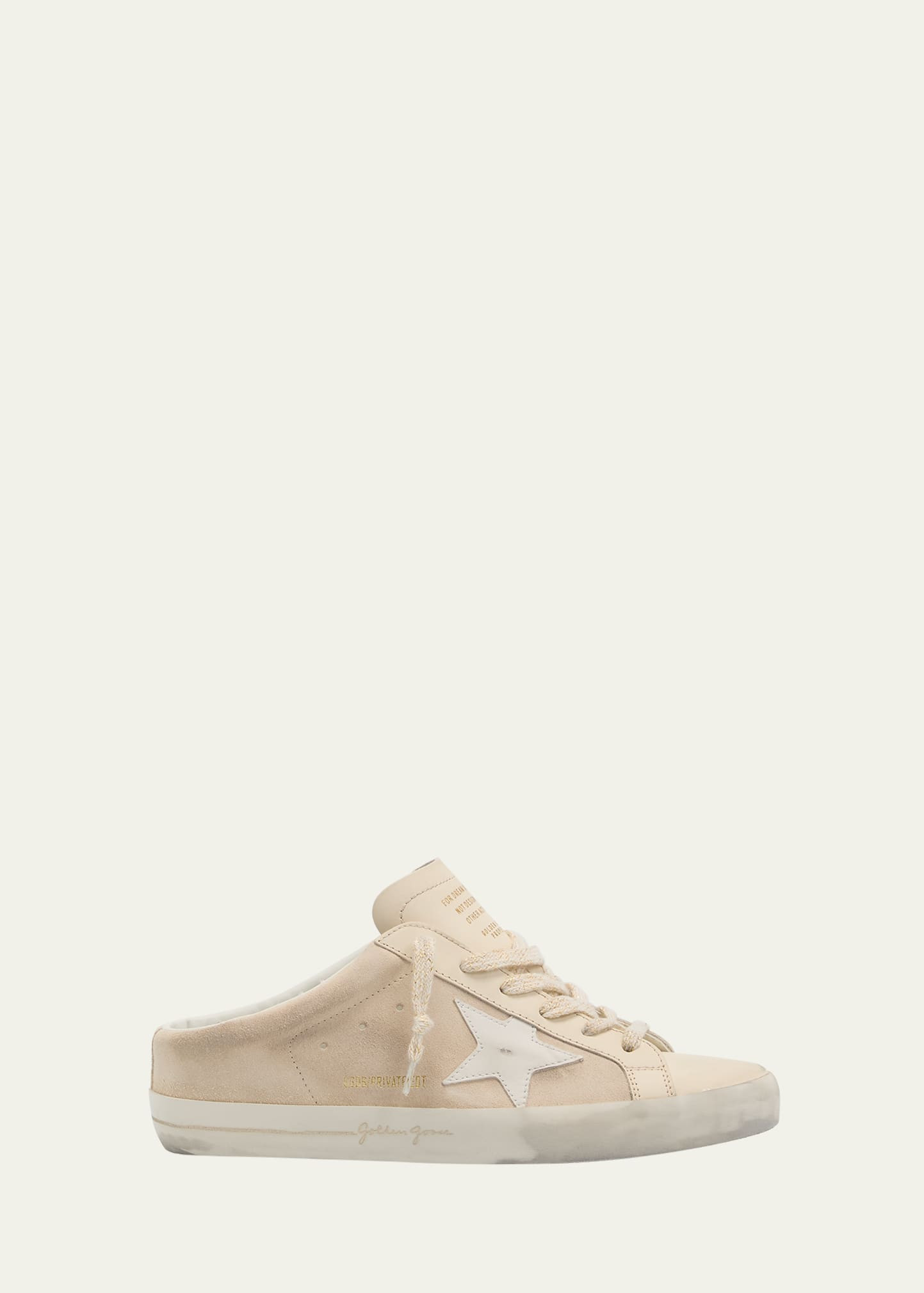 Golden Goose Sabot Mixed Leather Slide Sneakers | Bergdorf Goodman
