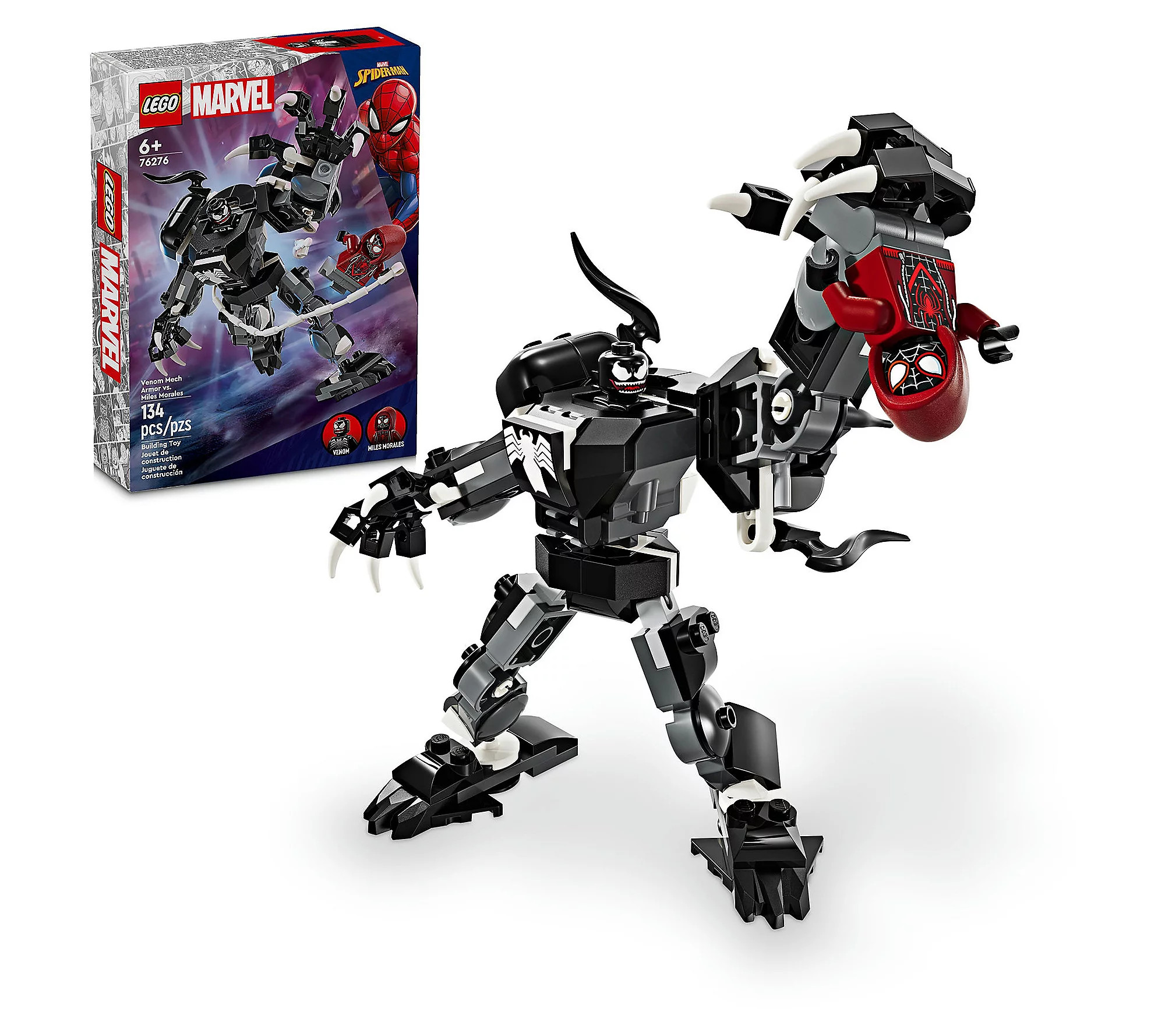 LEGO Marvel Venom Mech Armor vs. Miles Morales | QVC