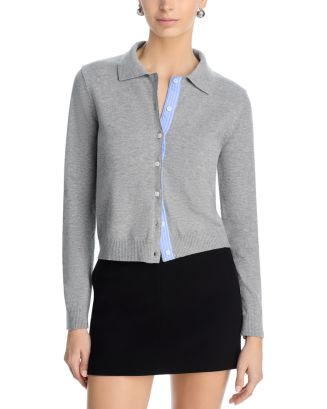 Collared Button Down Cardigan - Exclusive | Bloomingdale's (US)