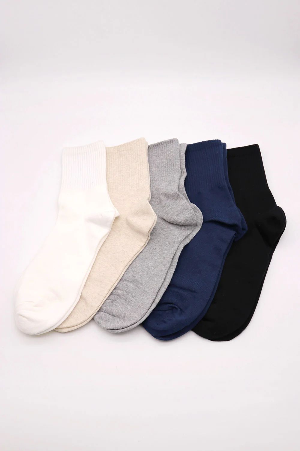 Unisex Plain Ribbed Socks | Storets (Global)