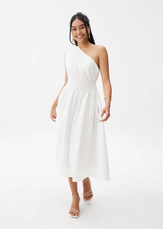 Cotton Toga Fit & Flare Midaxi Dress | LOVEBONITO SINGAPORE PTE LTD