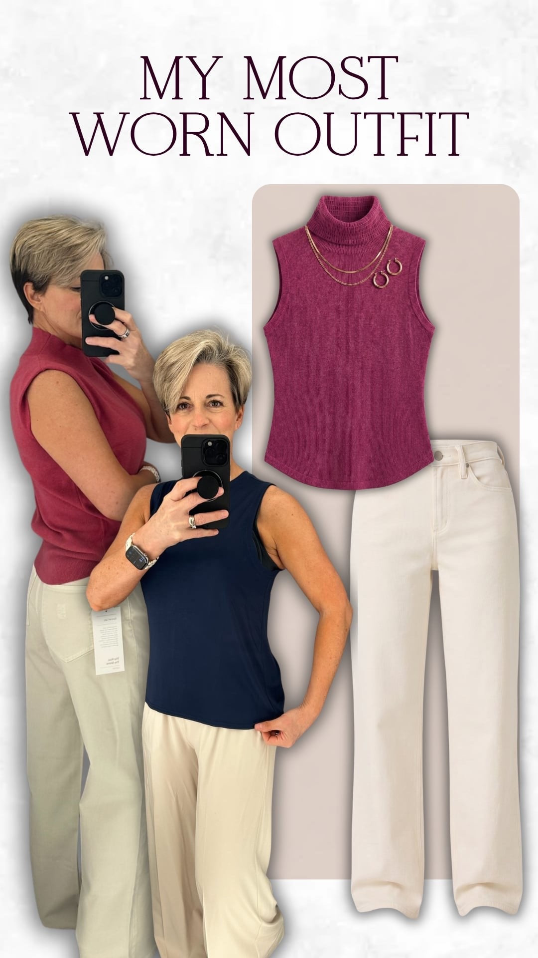 My most worn outfit 👠

This is the look I keep coming back to because it’s easy, flattering, and always feels put together. One of those simple outfit combos that works every time and never really goes out of style. Linking the pieces below for easy shopping.

#everydayoutfit #mostwornoutfit #casualstyle #wardrobestaples #ltkcreator #ltkit #ltkfashion #LTKootd